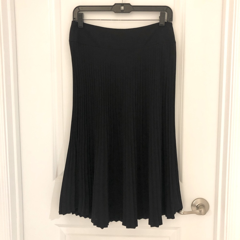 Express Black Pleaded Skirt